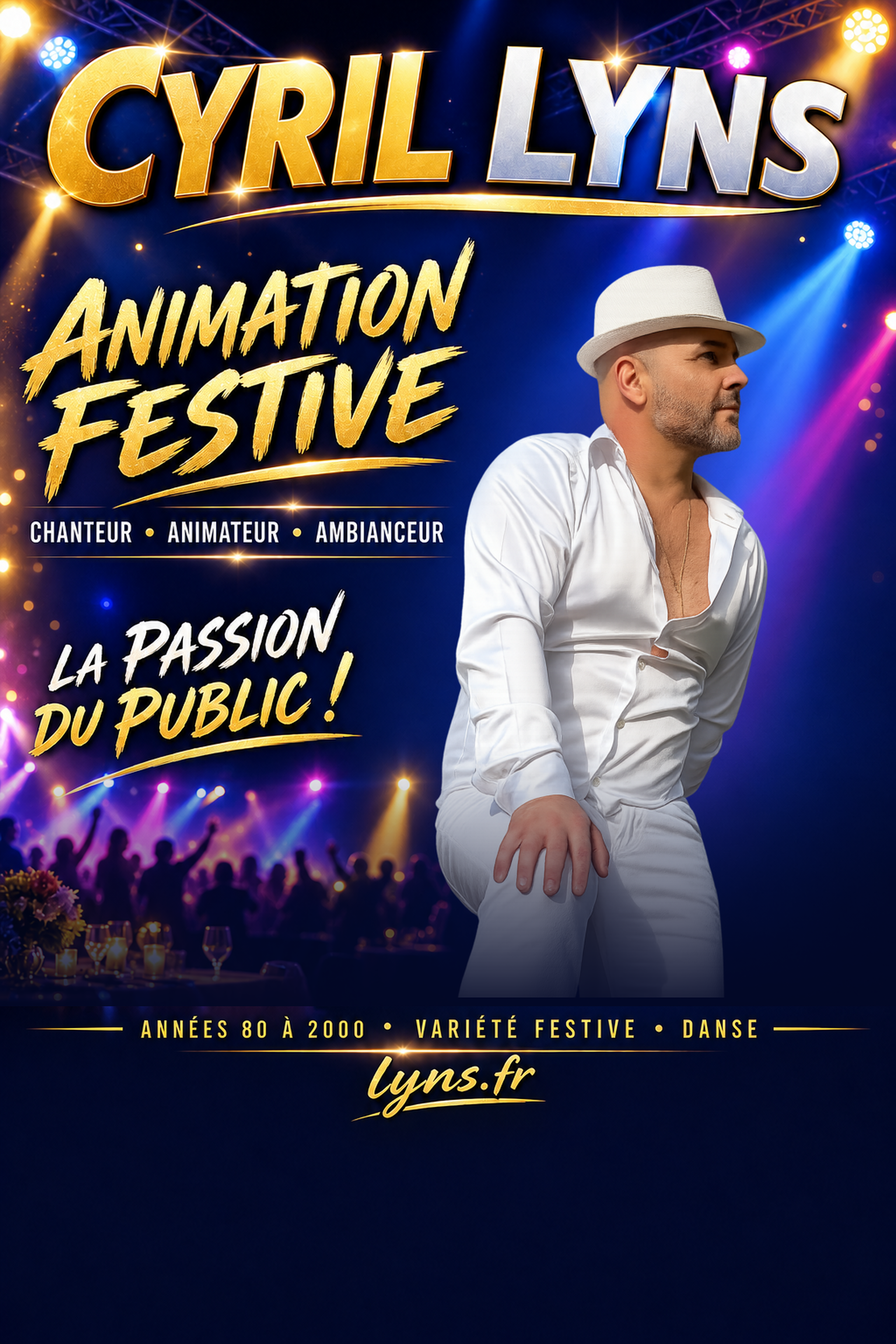 Affiche animation festive HD