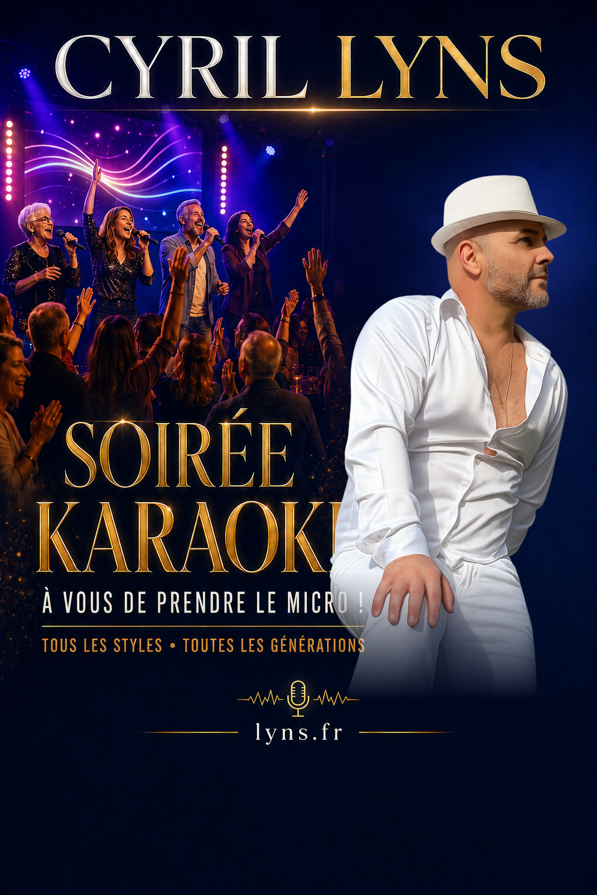Soirée karaoké Cyril Lyns