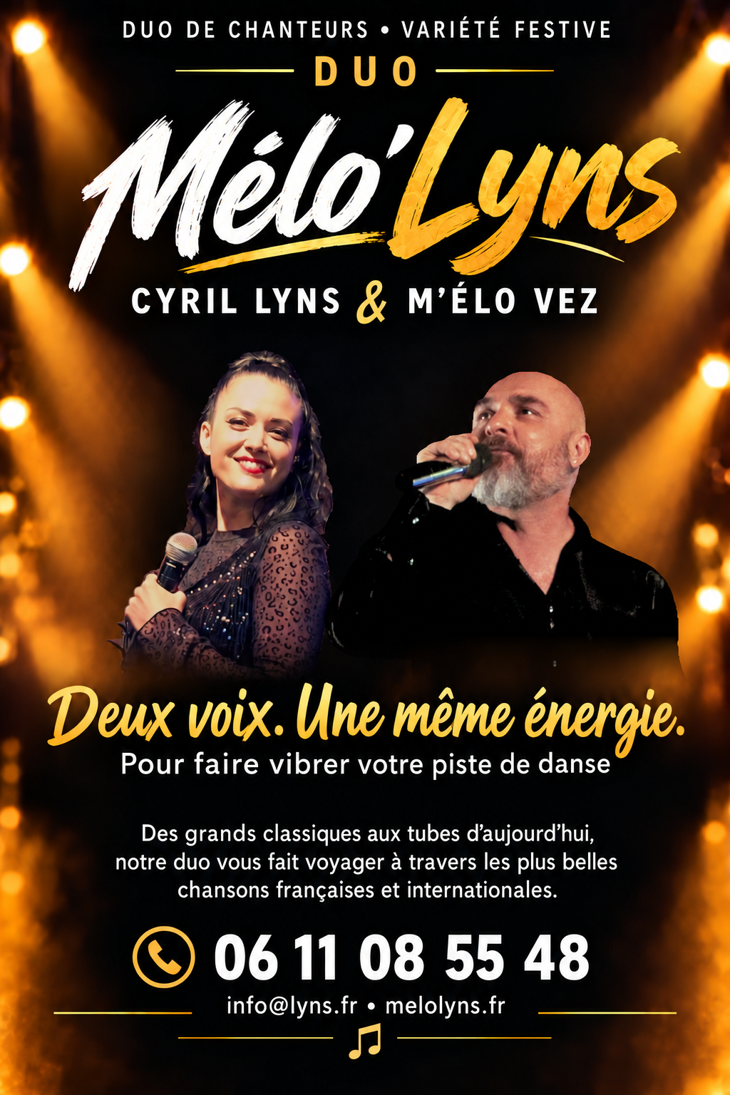 Duo Mélo’Lyns — Cyril Lyns & M’élo Vez